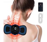 Électrique Masseur d'épaule Cervical, 8 Modes et 19 Forces Mini Masseur Cervical avec Affichage Numérique et Télécommande, pour Soulager les Douleurs du Dos