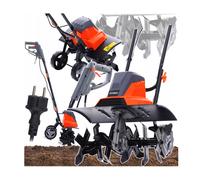 Électrique Motobineuse Fraiseuse de Sol Cultivateur 2200W 45cm