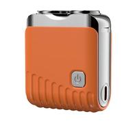 électrique pour homme - Tondeuse visage compact | Rasage portable rechargeable USB rotatif, mini rasoir et épilation pour salle de bain, chambre, voyage, voyage d'affaires, papa, petit ami, pas