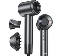 Électrique, puissance 1500W, double tension, température réglable, noir