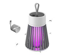 Électrique Rechargeable Par Usb Led Tueur De Moustique Intérieur Bug Anti-insectes Répulsif Attrape Bug Zapper, Piège à Insectes Volants Non Toxique Pour L'intérieur Portable (USB en ligne, Gris)