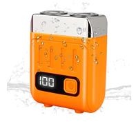 Électrique Rechargeable - Tondeuse à barbe à double tête pour toilettage compact | Mini portable pour homme, pour la famille de papa, petit ami, mari, salle de bain