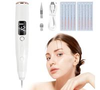Électrique Removal Pen,Stylo Plasma Professionnel,Dissolvant Traitement Verrues Plasma-Stylo Plasma Rechargeable par USB,Électrique Removal Pen avec 15 Niveaux Réglables et Spot LED