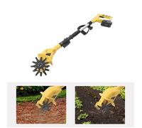 Électrique sans Fil avec 20V 2000mah Batterie 250r/min Faible Niveau Sonore Motobineuse Electrique pour Labourer, Retourner Sol