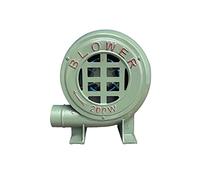 Electrique Souffleur, Ventilateur Gonflable Centrifuge à Courant Alternatif avec Interrupteur de Vitesse, Adapté Au Camping, Maison de Rebond ExtéRieure/Vert / 100W