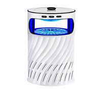 Électrique USB Moustique Lampe, Bug Insectes Photocatalytique Moustique Répulsif Piège LED Bug Zapper Piège À Insectes Tueur pour Camping, Chambre, Cuisine, Bureau, Maison (White)