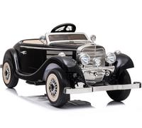 Électrique Voiture pour Enfants Oldtimer Cabriolet 12V Mercedes Style Eva Cuir