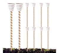 Electro Culture Antenne en cuivre, 35,7 cm Électroculture Tiges de cuivre Sondes | Outils de jardin à fil long, piquets de jardin - pour une croissance améliorée