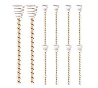 Electro Culture Antenne en cuivre - Sondes de piquets en cuivre de 35,7 cm, piquets pour , antenne de jardinage | pour une croissance améliorée
