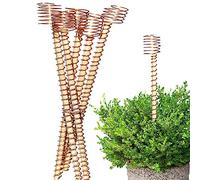 Electro Culture - Bobines d'antenne en cuivre avec tiges - Piquets de Support pour pour Soutenir Les tomates en Pot, Les pivoines, Les lys, Les Roses et Autres à Fleurs et légumes