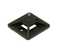 Électro Dh 31.666/N 8430552140947 Support adhésif pour bride noir 4 mm