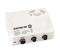 Amplificateur d'antenne Electro DH, pour TNT, faible bruit, réglage du gain de 0 à 24 dB, avec commutateur, 60.271
