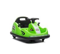 Électro Gokart Enfant Électro Voiture Télécommandée LED Verte