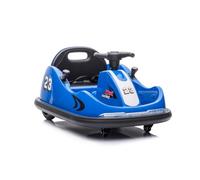 Électro Gokart Enfant Électromobile Jouet Enfant LED Télécommande Bleu