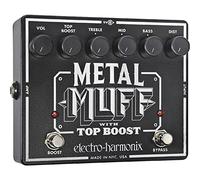 Electro Harmonix Pédale Metal Muff/Top Boost pour guitare électrique Argent