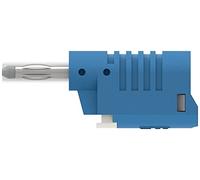 Electro PJP 1089-CD1-Bl Fiche banane, diamètre de la tige droite : 4 mm bleu 1 pièce.