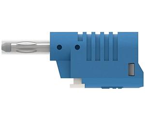 Electro PJP 1089-CD1-Bl Fiche banane, diamètre de la tige droite : 4 mm bleu 1 pièce.