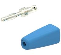 Electro PJP 210-C-CD1-BL Fiche banane mâle, droit Ø de la broche: 2 mm bleu