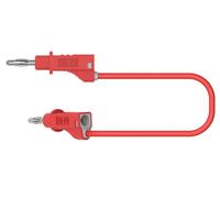 Electro PJP 2110-CD1-100R Câble de mesure avec fiches bananes et fiches bananes Rouge 1 m
