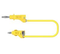 Electro PJP 2110-CD1-50J Câble de mesure [fiches banane - Fiche banane] 50 cm, jaune, 1 pièce