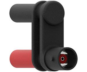 Electro PJP 21130-CD1 Adaptateur de mesure BNC femelle - Coupleur banane rouge, noir