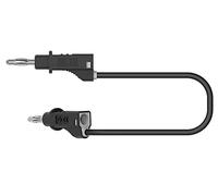 Electro PJP 2117-CD1-100N Câble de mesure avec fiches bananes et fiches bananes Noir 1 m