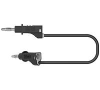 Electro PJP 2117-CD1-50N Câble de mesure avec fiches bananes Noir 50 cm