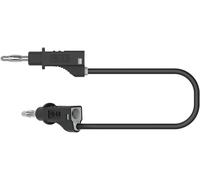 Electro PJP 2117-CD1-50N Câble de mesure avec fiches bananes Noir 50 cm