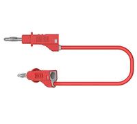 Electro PJP 2117-CD1-50R Câble de mesure avec fiches bananes Rouge 50 cm