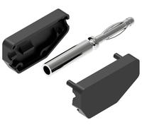 Electro PJP 215-CD1-N Fiche banane mâle, droit Ø de la broche: 2 mm noir