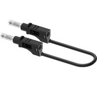 Electro PJP 2211/600V-CD1-25N Cordon de mesure banane mâle 25 cm noir 1 pc(s)