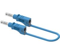 Electro PJP 2214/600V-CD1-25BL Cordon de mesure enfichable 4 mm 25 cm bleu 1 pc(s)