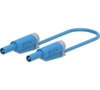 Electro PJP 2711-IEC-CD1-50BL Cordon de mesure enfichable 4 mm, banane mâle 50 cm bleu 1 pc(s)
