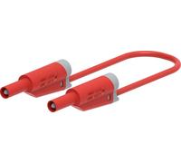 Electro PJP 2711-IEC-CD1-50R Cordon de mesure enfichable 4 mm, banane mâle 50 cm rouge 1 pc(s)