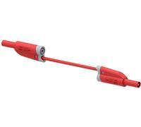Electro PJP 2717-IEC-CD1-100R Cordon de mesure Banane mâle 4 mm Banane mâle 4 mm 1.00 m rouge 1 pc(s)