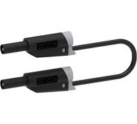 Electro PJP 2717-IEC-CD1-50N Cordon de mesure Banane mâle 4 mm Banane mâle 4 mm 50 cm noir 1 pc(s)