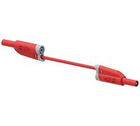 Electro PJP 2717-IEC-CD1-50R Cordon de mesure Banane mâle 4 mm Banane mâle 4 mm 50 cm rouge 1 pc(s)