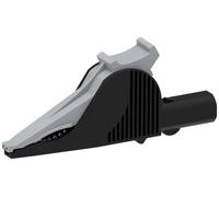 Electro PJP 5066-IEC-CD1-N Pince crocodile enfichable 4 mm CAT III 1000 V, CAT IV 600 V noir