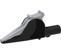 Electro PJP 5066-IEC-CD1-N Pince crocodile enfichable 4 mm CAT III 1000 V, CAT IV 600 V noir