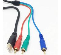 Electro Shao SHI SGL HDMI vers 3 RCA composant adaptateur AV câble 1,5 m