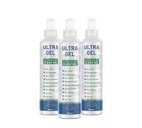Electro Spyres Gel à ultrasons transparent | Lot de 3 (3 flacons de 300 ml) | Hypoallergénique | Anti-taches | Réduit la friction | Visqueux | Sans danger pour la tête de balayage