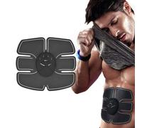 Electro-Stimulateur Pour La Croissance Des Muscles Abdominaux Electrostimulation Spécial 6 Pack Noir