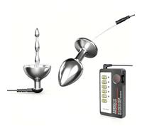Electro-stimulation Plug Anal Uretre Dilatateurs Acier inoxydable Hommes (B)