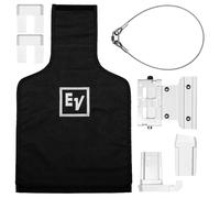 Electro-voice EVOLVE-WMK-PW - Kit d¿accrochage mural pour système audio Evolve - Montage mural robuste - Finition noire