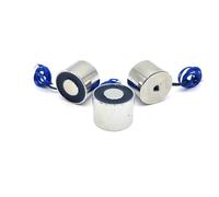 Électroaimant 34/25 CC 12 V 24 V, aimant électrique cylindrique 20 kg/200 N, ventouse électromagnétique, 1 pièce(DC 24V)