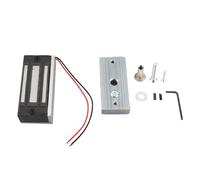 Electroaimant 60KG, Mini Verrouillage Électromagnétique, Aluminium - Sécurité Renforcée, Résistance Aux Surtensions, Usage Porte en Bois, Verre ou Métal