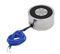 Électroaimant DC 12V 180N 39LB / 18Kg Ventouse Tenant La Ventouse Ronde Électro-aimant Magnétique De Levage Cylindre 34x18mm