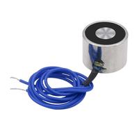 Électroaimant DC 12V 25N 5.5LB / 2.5KG Ventouse Ronde Électro-aimant Cylindre De Levage 20x15mm