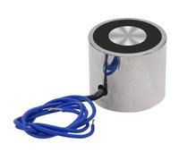 Électroaimant DC 12V 300N 66LB / 30Kg Ventouse de maintien d'aspiration Électro-aimant rond Cylindre de levage magnétique 35x30mm