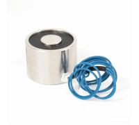 Électroaimant de levage 30/25 DC 6 V 12 V 24 V, capacité de levage 12 kg, aimant de maintien à ventouse, accepte les personnalisations non standard(24V)